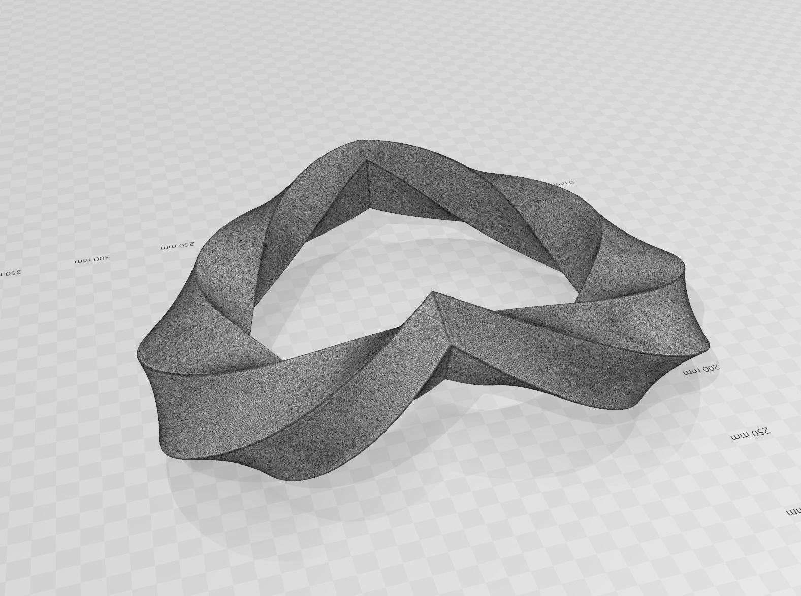 Twisted Heart Sculpture Wall Hanger 3D print model_9