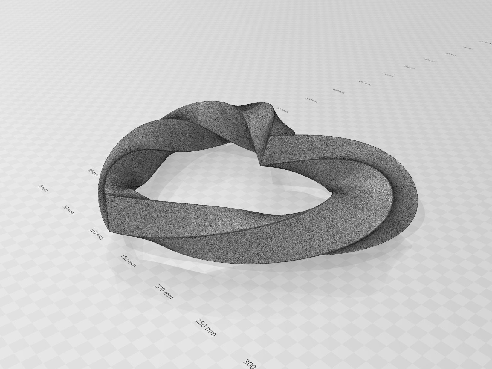 Twisted Heart Sculpture Wall Hanger 3D print model_7
