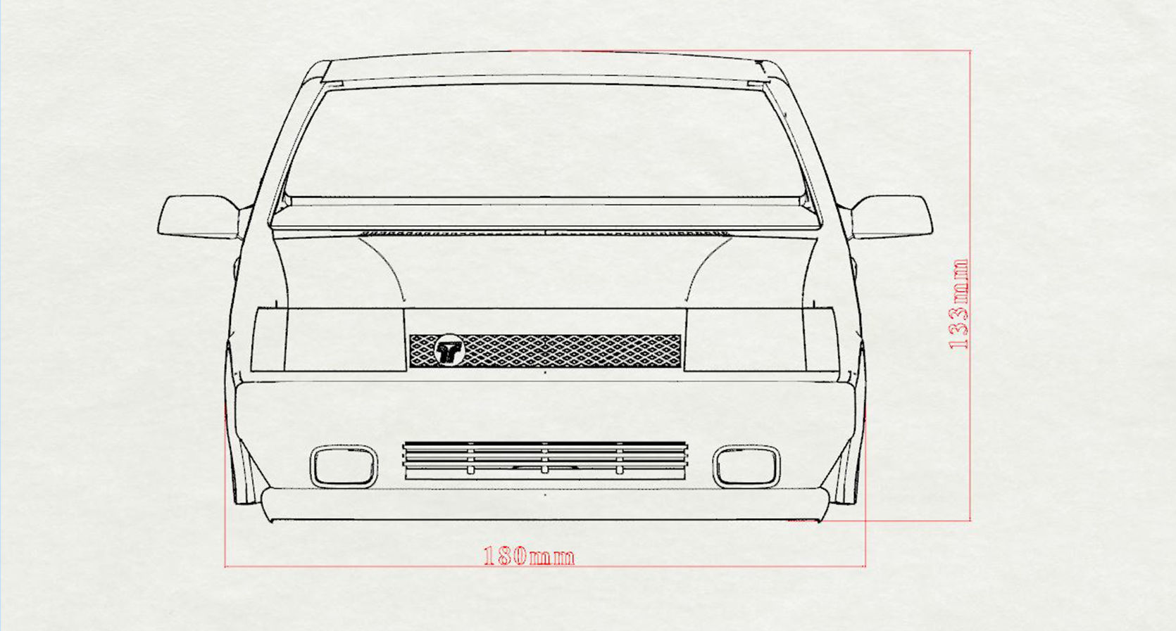 3d printable car Turkish Tofas Sahin Regata Fiat stl file 3D print model_3