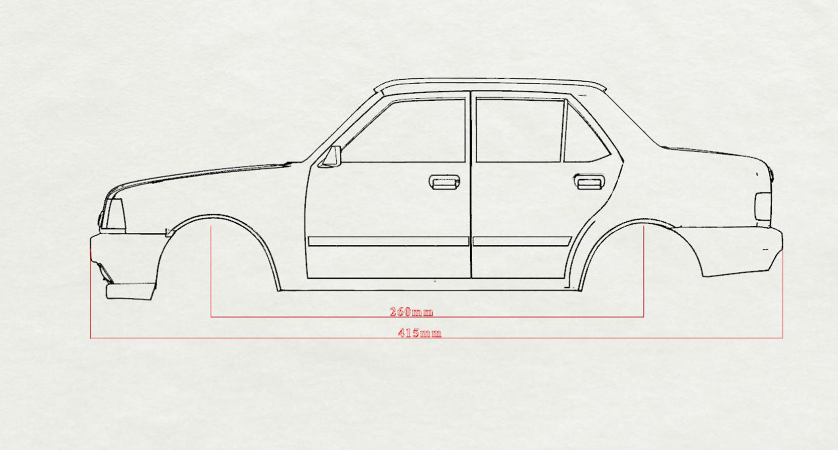3d printable car Turkish Tofas Sahin Regata Fiat stl file 3D print model_2