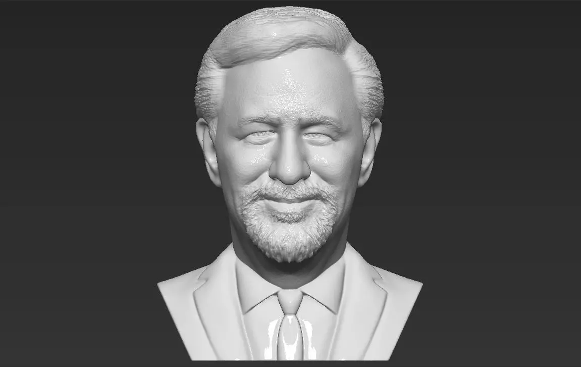 Steven Spielberg bust 3D printing ready stl obj formats 3D print model_0