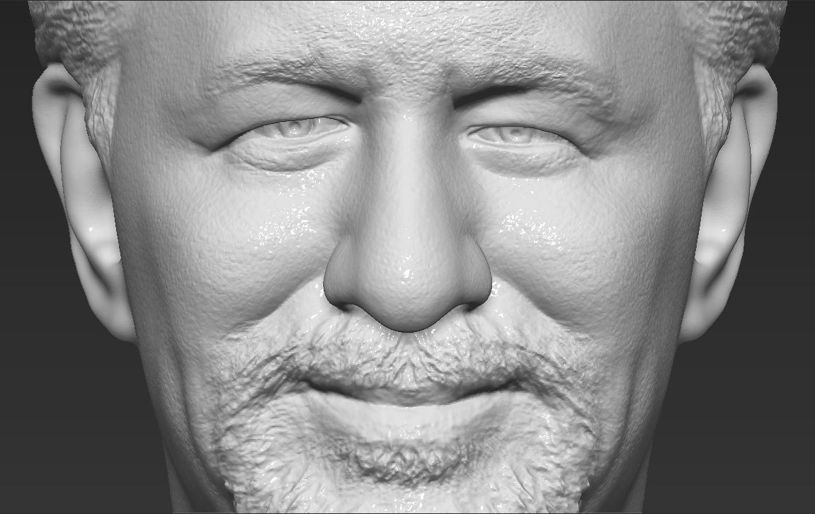 Steven Spielberg bust 3D printing ready stl obj formats 3D print model_16