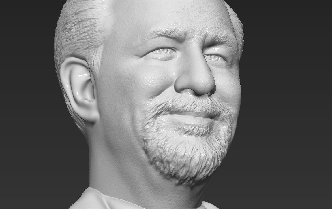 Steven Spielberg bust 3D printing ready stl obj formats 3D print model_21
