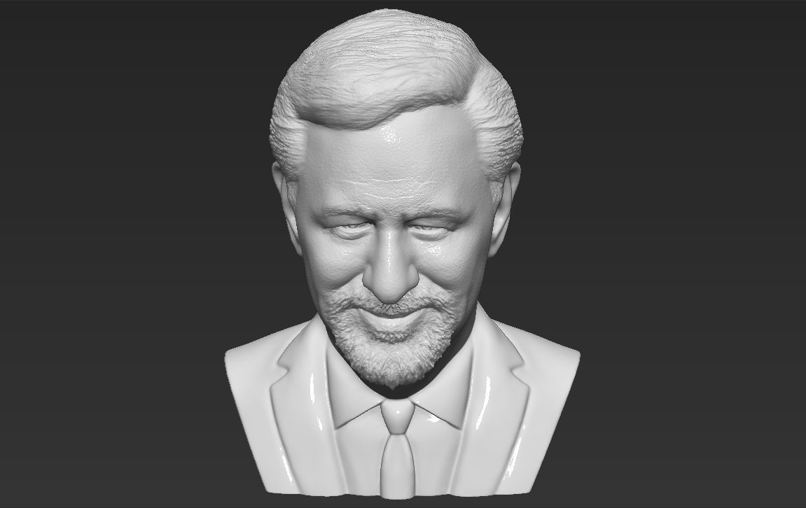 Steven Spielberg bust 3D printing ready stl obj formats 3D print model_14