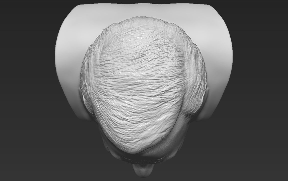 Steven Spielberg bust 3D printing ready stl obj formats 3D print model_15
