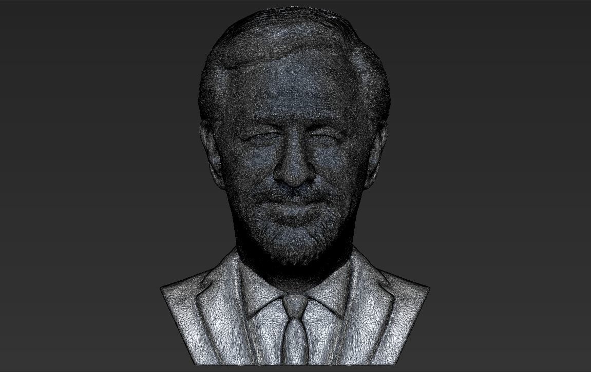 Steven Spielberg bust 3D printing ready stl obj formats 3D print model_25