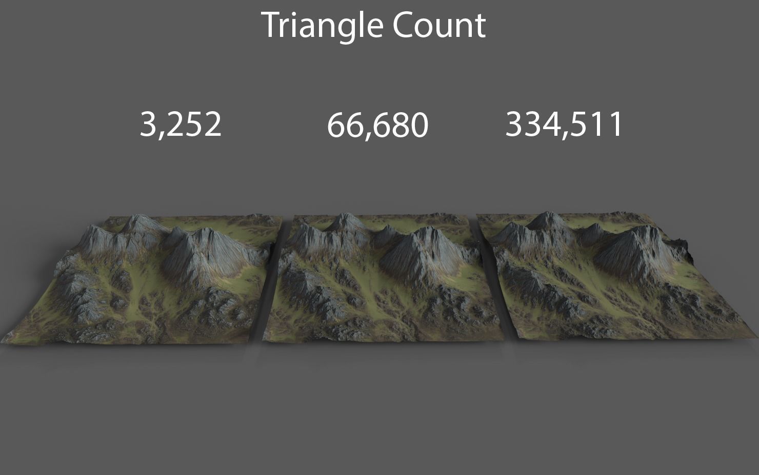 Alpine Landscape -  Low-poly 3D model_5