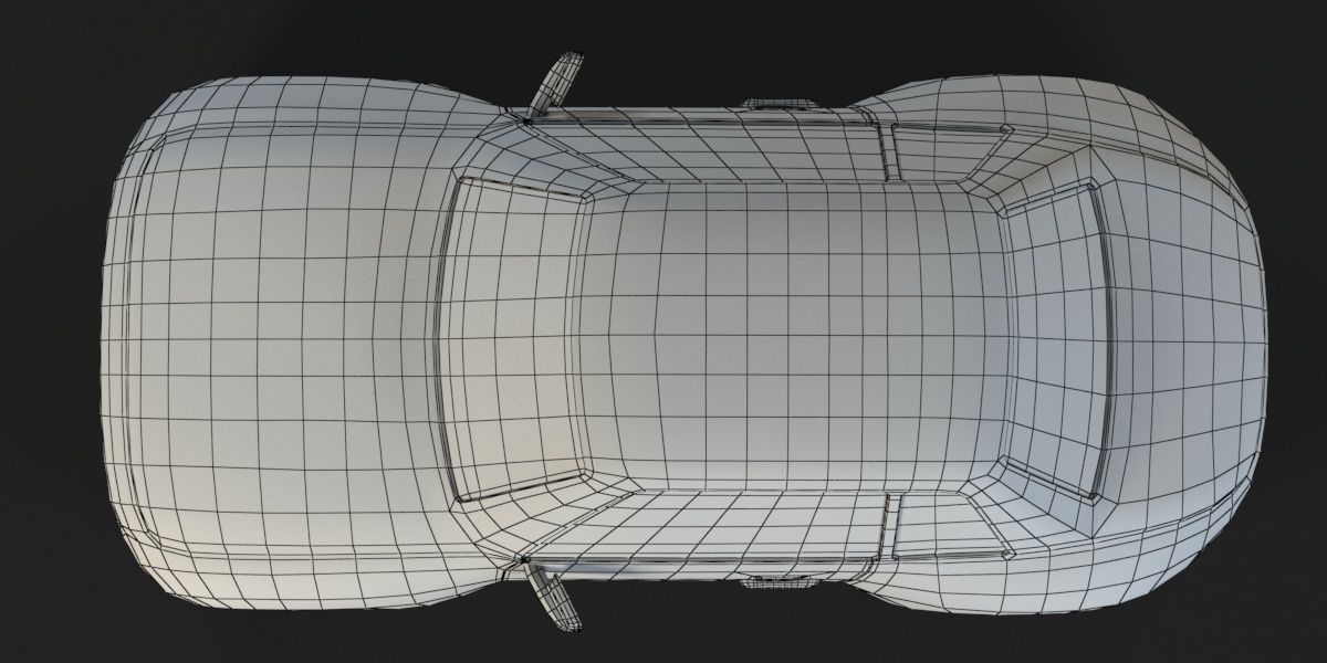 CartoonCar car Low-poly 3D model_11