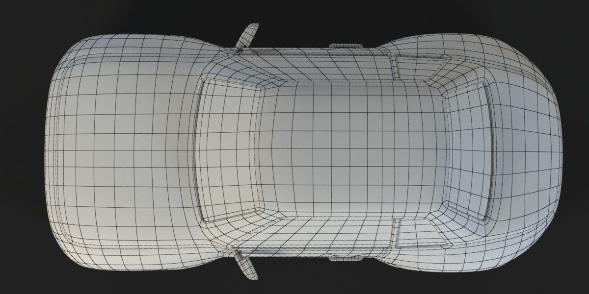 CartoonCar car Low-poly 3D model_10