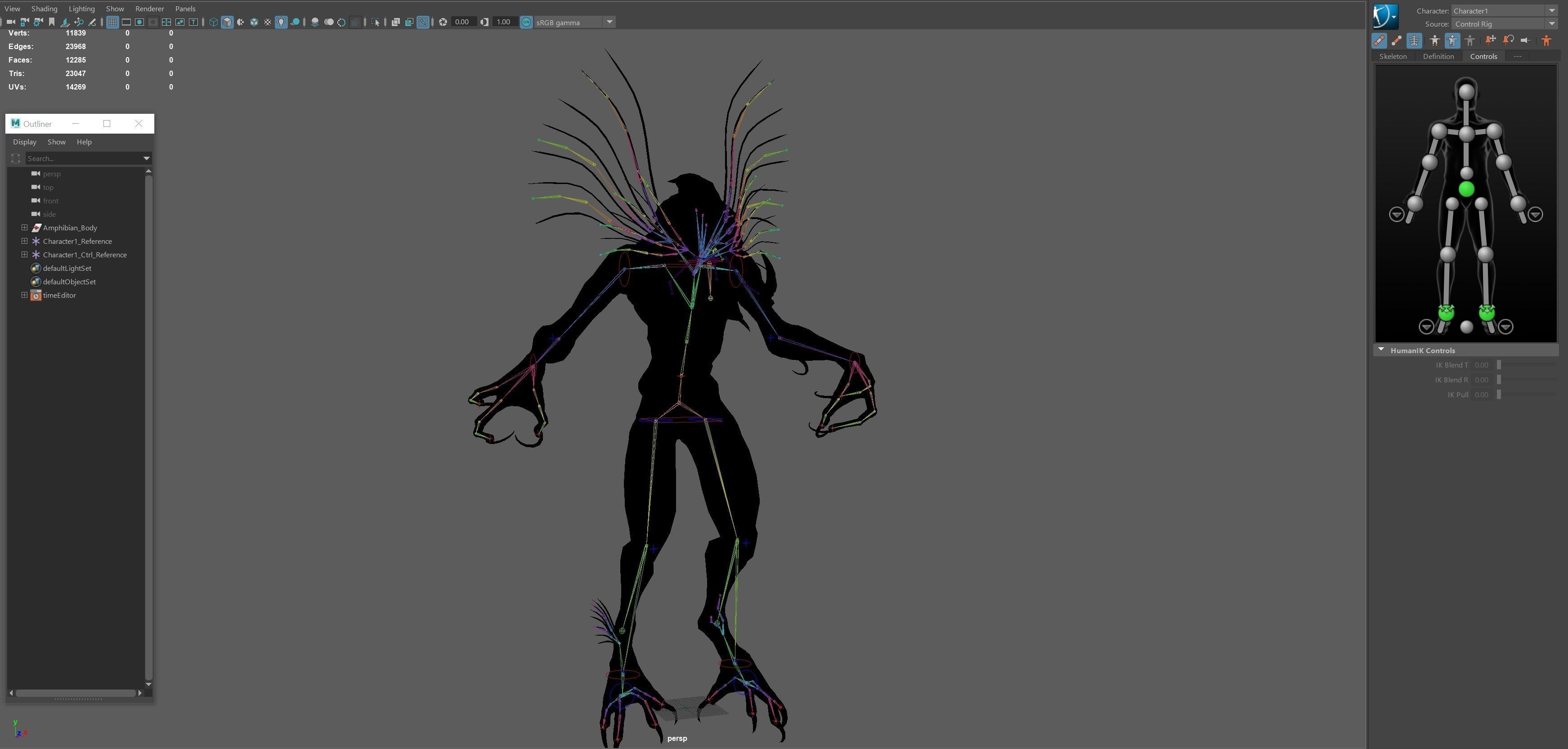 Swamp Monster Low-poly 3D model_25