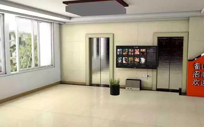 home interior effect image Free 3D model