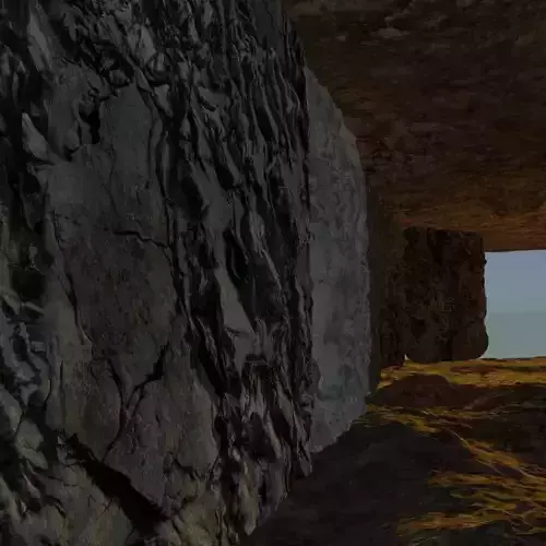 Set of Realistic cliff rocks 