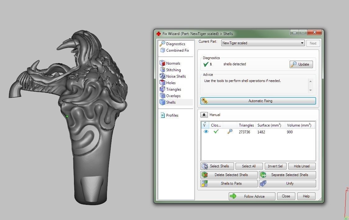 Jewelry Tiger ring 3D print model_6