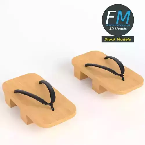 Geta japanese shoes