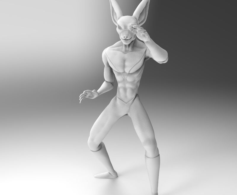 Dyspo dragon ball character 3D print model_2