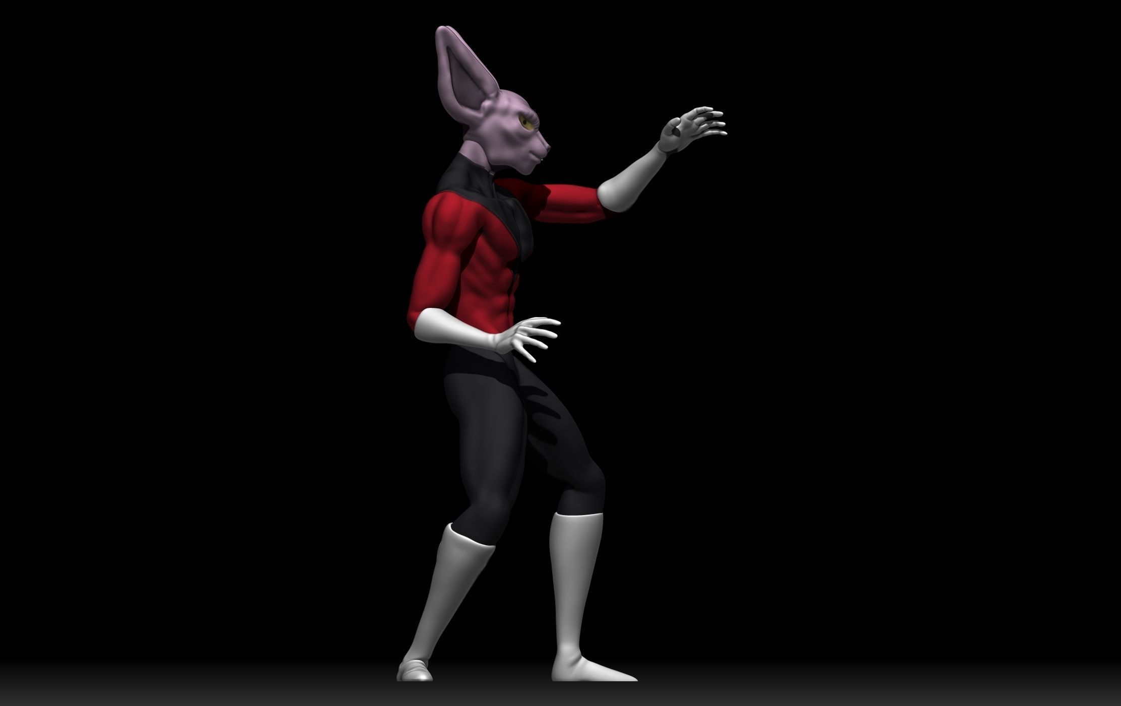 Dyspo dragon ball character 3D print model_6