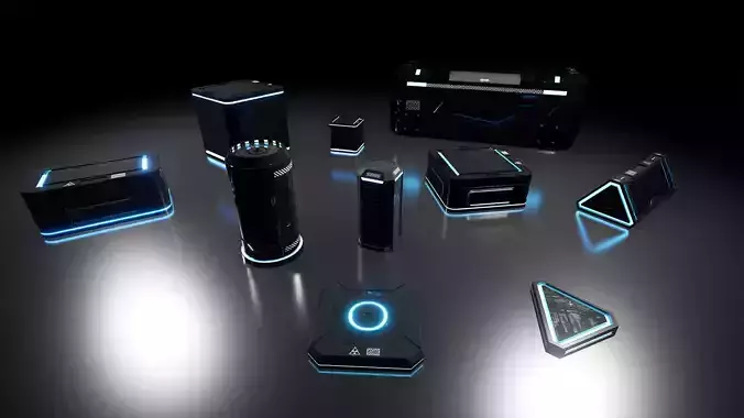 Sci-Fi Crates - Boxes