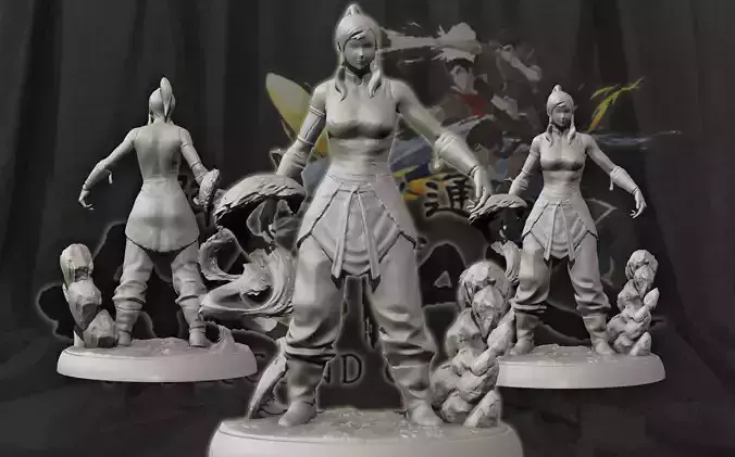 Korra 3d print figurine - The Legend of korra 3D print model