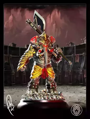 Zama the Warrior Elephant by Creative Geek MB