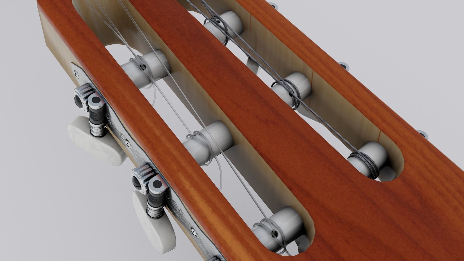 Classic Guitar 3D model_3