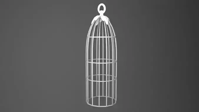 Low Poly Bird Cage