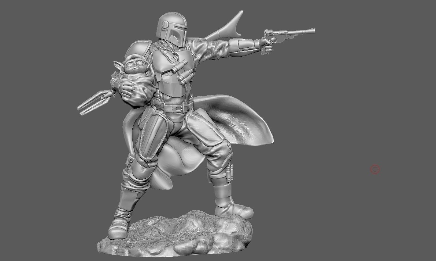 MANDALORIAN BESKAR ARMOR VERSION MODEL STARWARS 3D print model_6