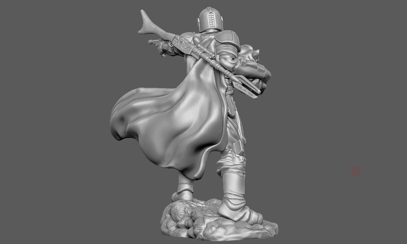 MANDALORIAN BESKAR ARMOR VERSION MODEL STARWARS 3D print model_7