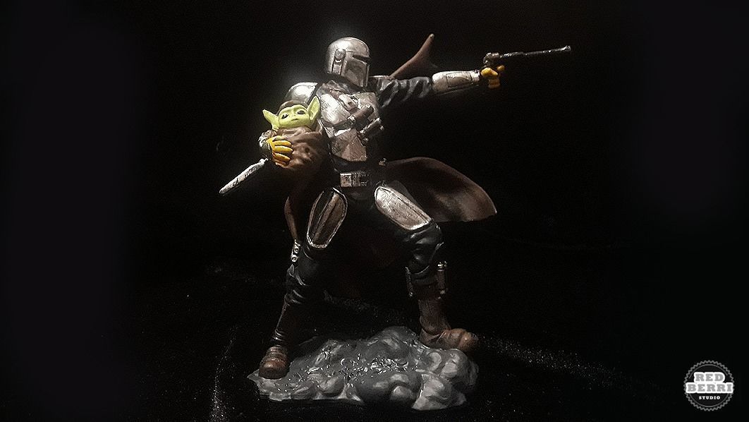 MANDALORIAN BESKAR ARMOR VERSION MODEL STARWARS 3D print model_2