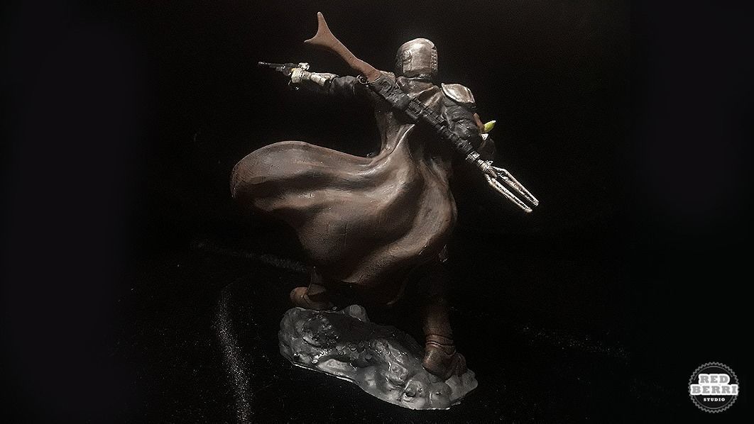 MANDALORIAN BESKAR ARMOR VERSION MODEL STARWARS 3D print model_4