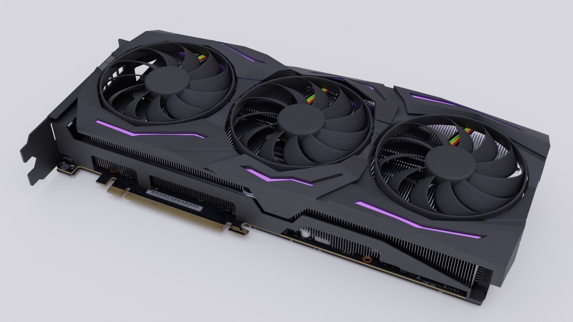 RTX 2080TI Asus rog strix   3D model_1