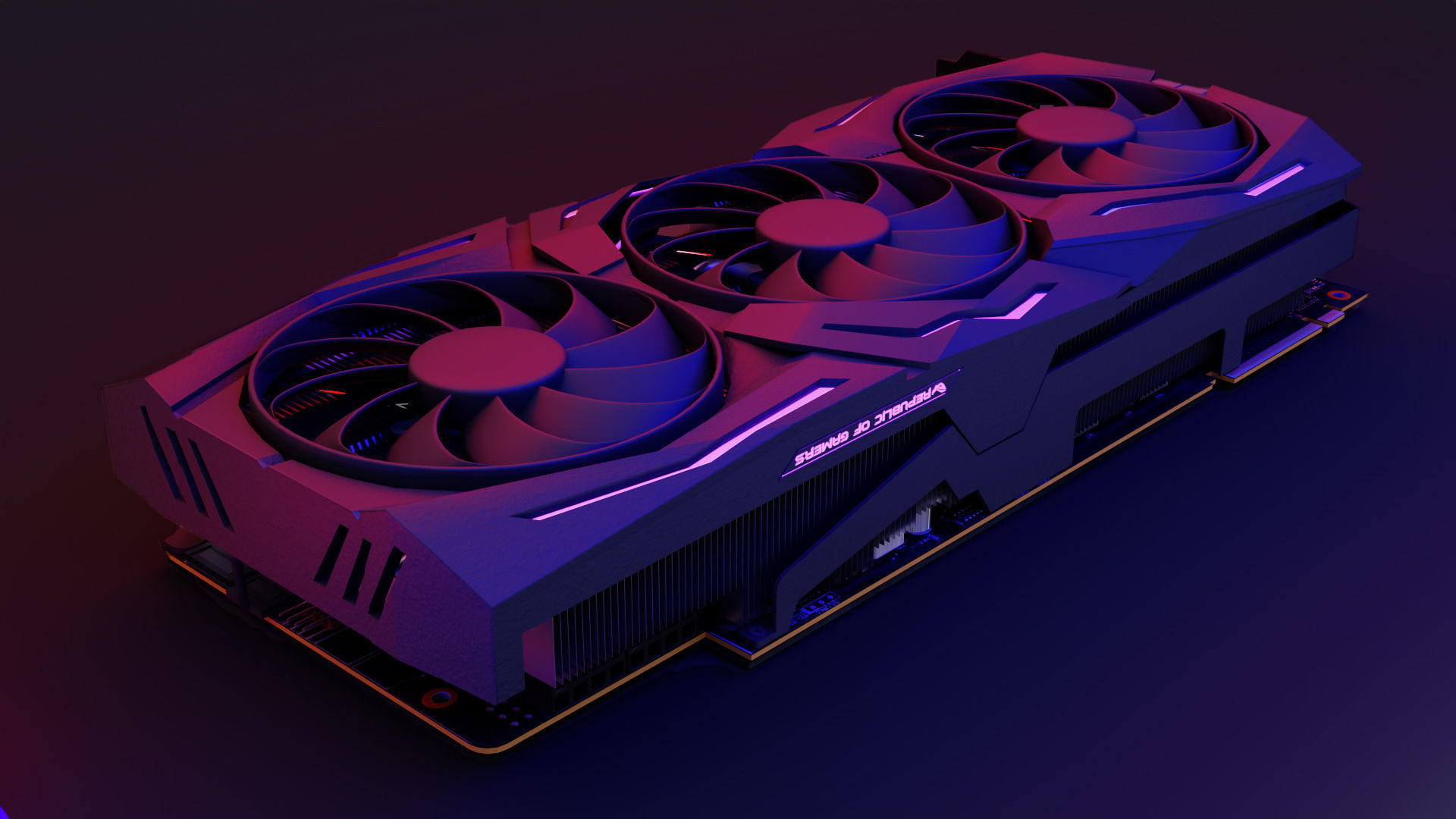 RTX 2080TI Asus rog strix   3D model_5