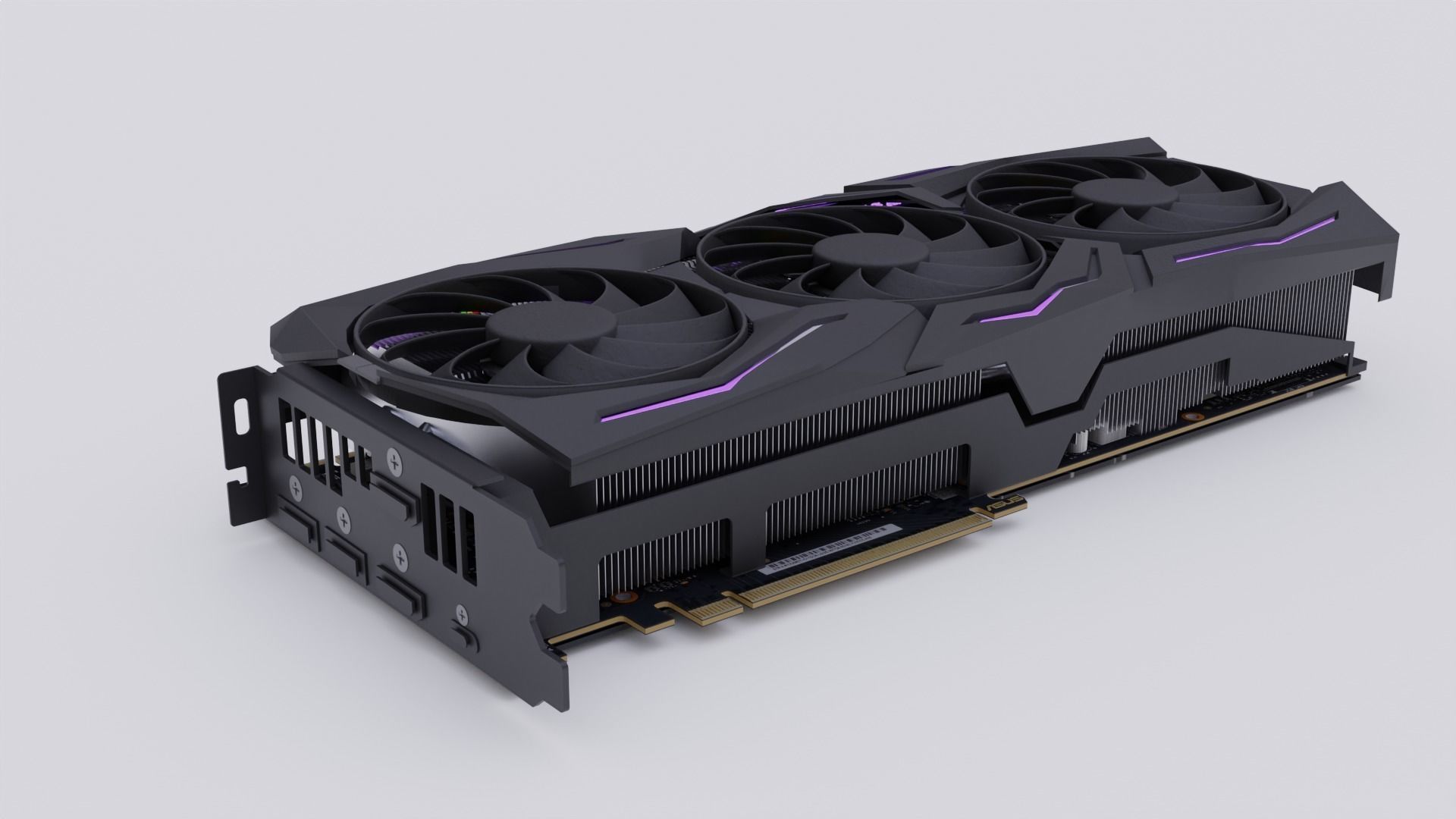 RTX 2080TI Asus rog strix   3D model_2
