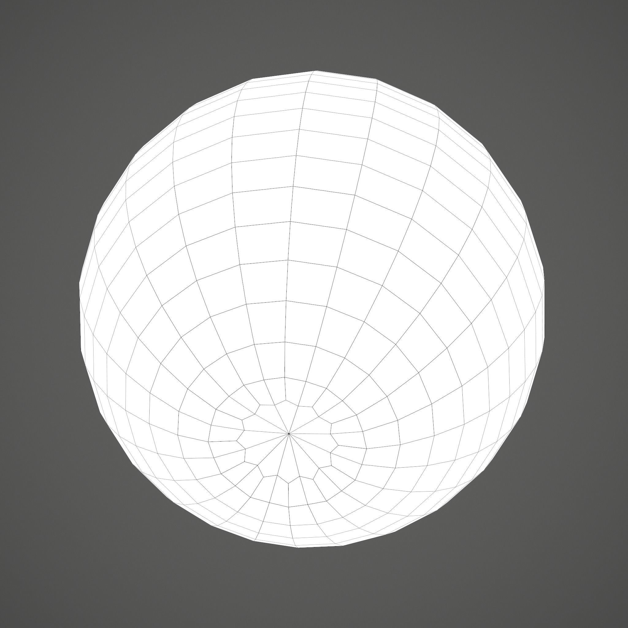 Apple Low-poly 3D model_24