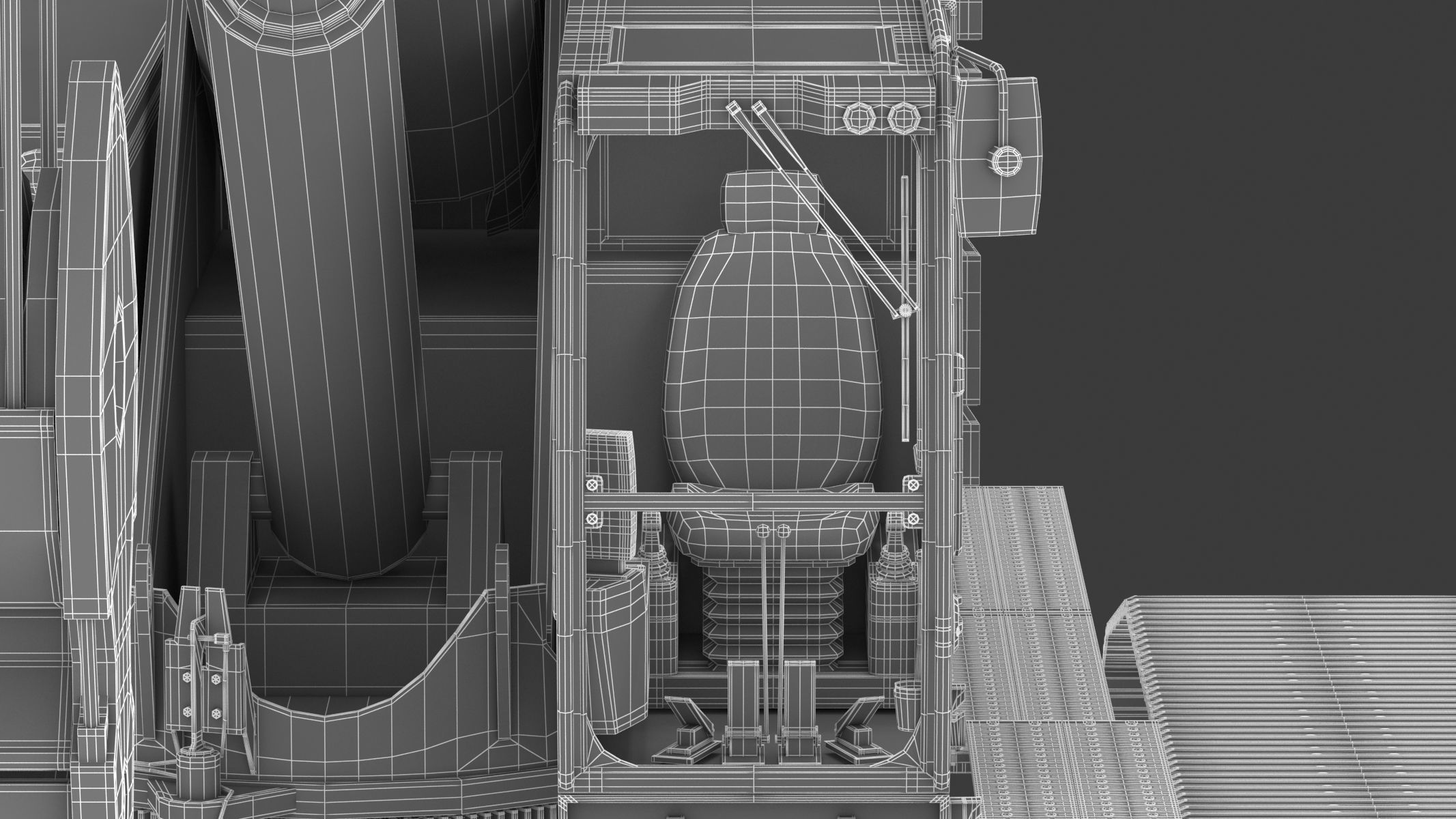 Grove GHC130 Crane 3D model_43