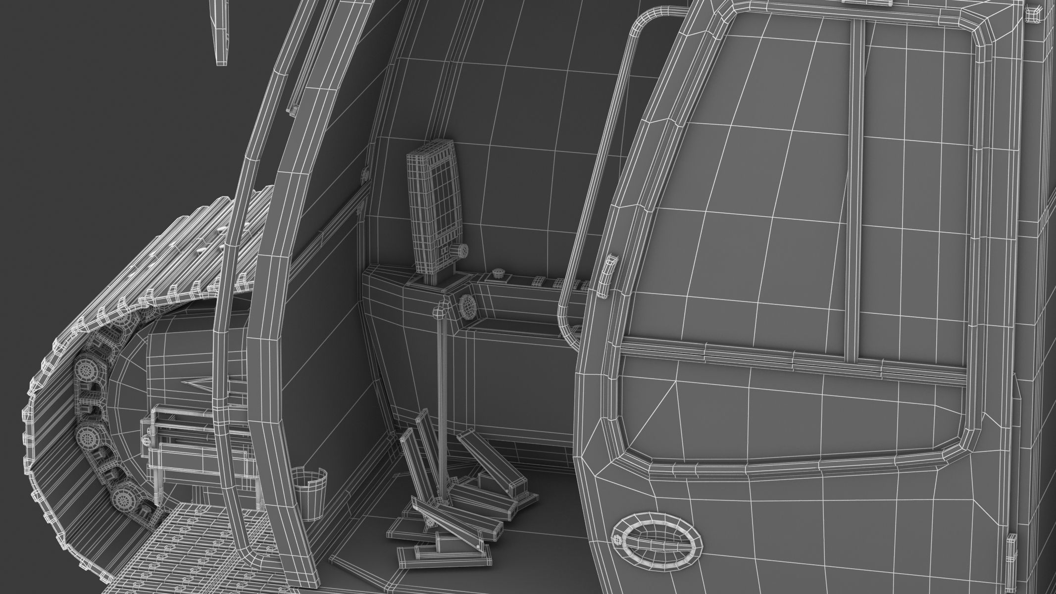 Grove GHC130 Crane 3D model_42