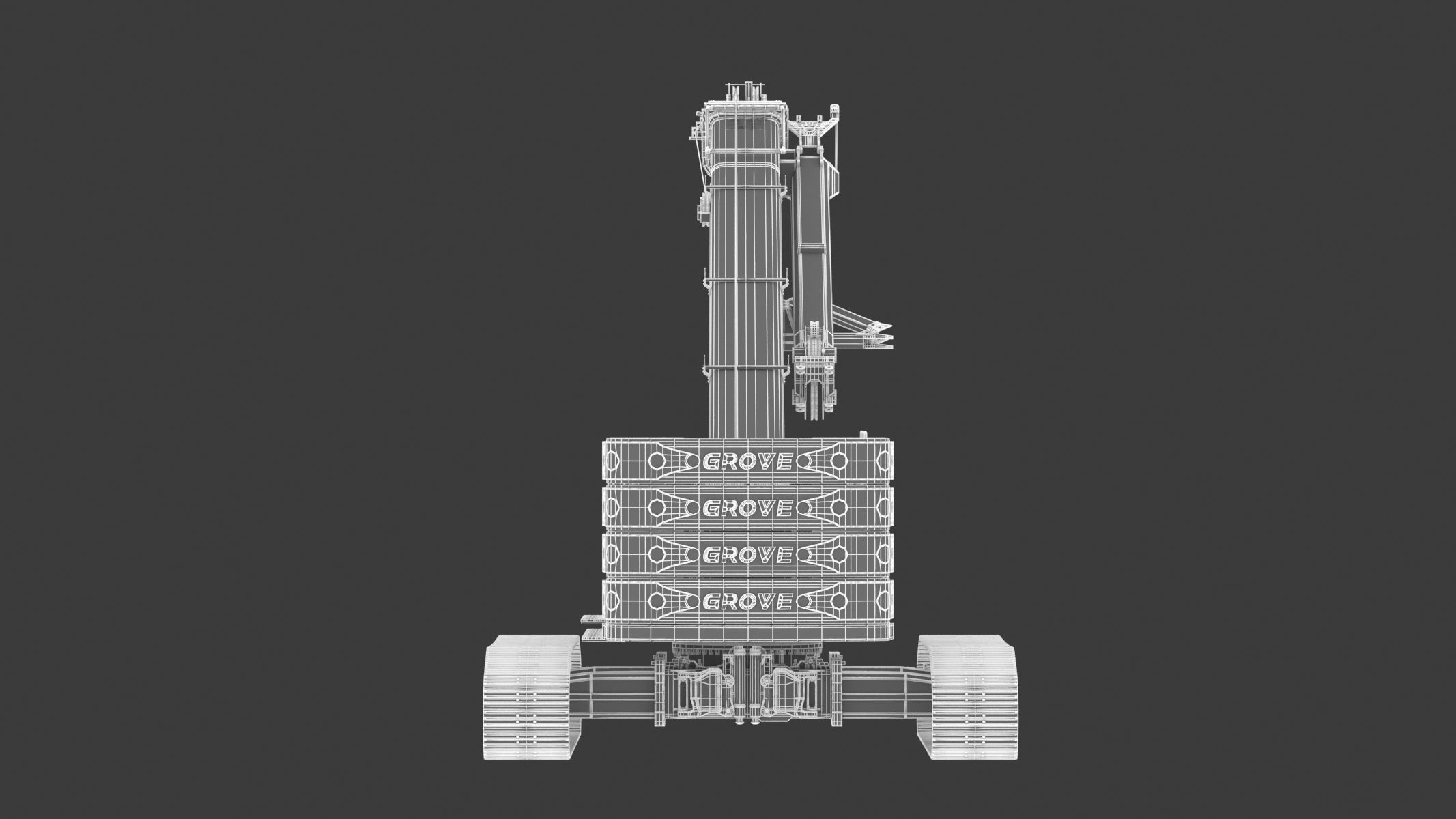 Grove GHC130 Crane 3D model_27