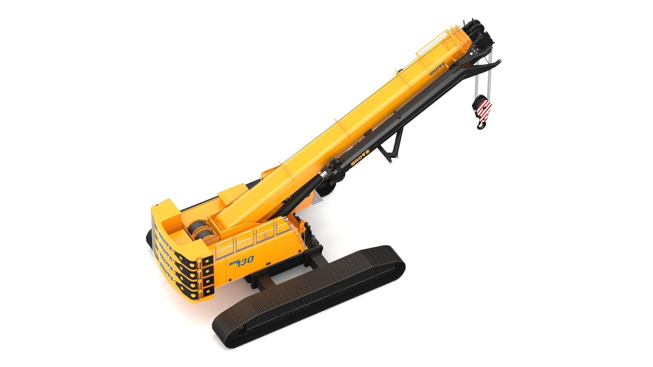 Grove GHC130 Crane 3D model_9