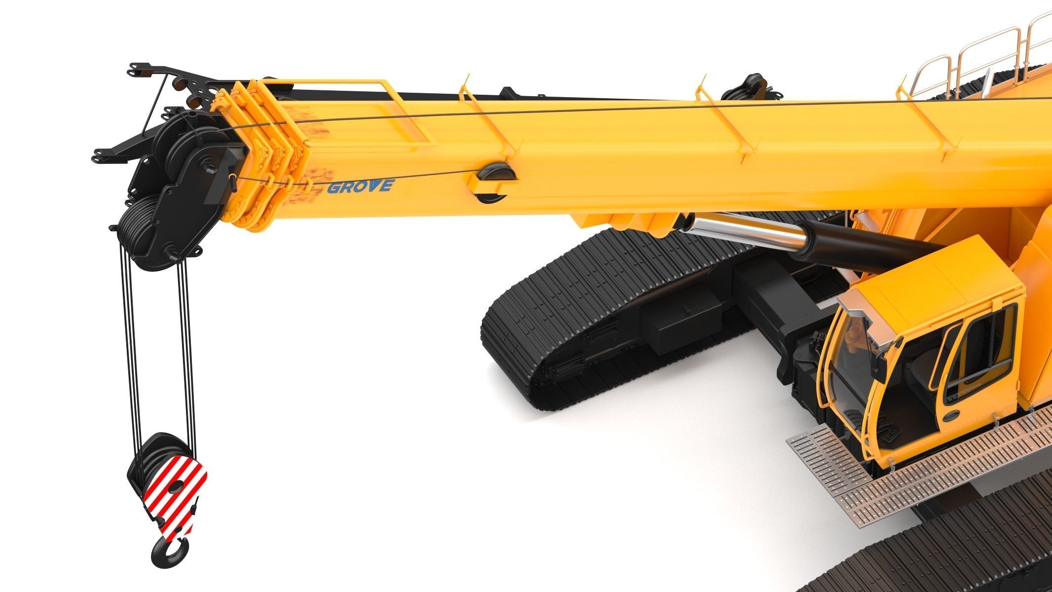 Grove GHC130 Crane 3D model_18