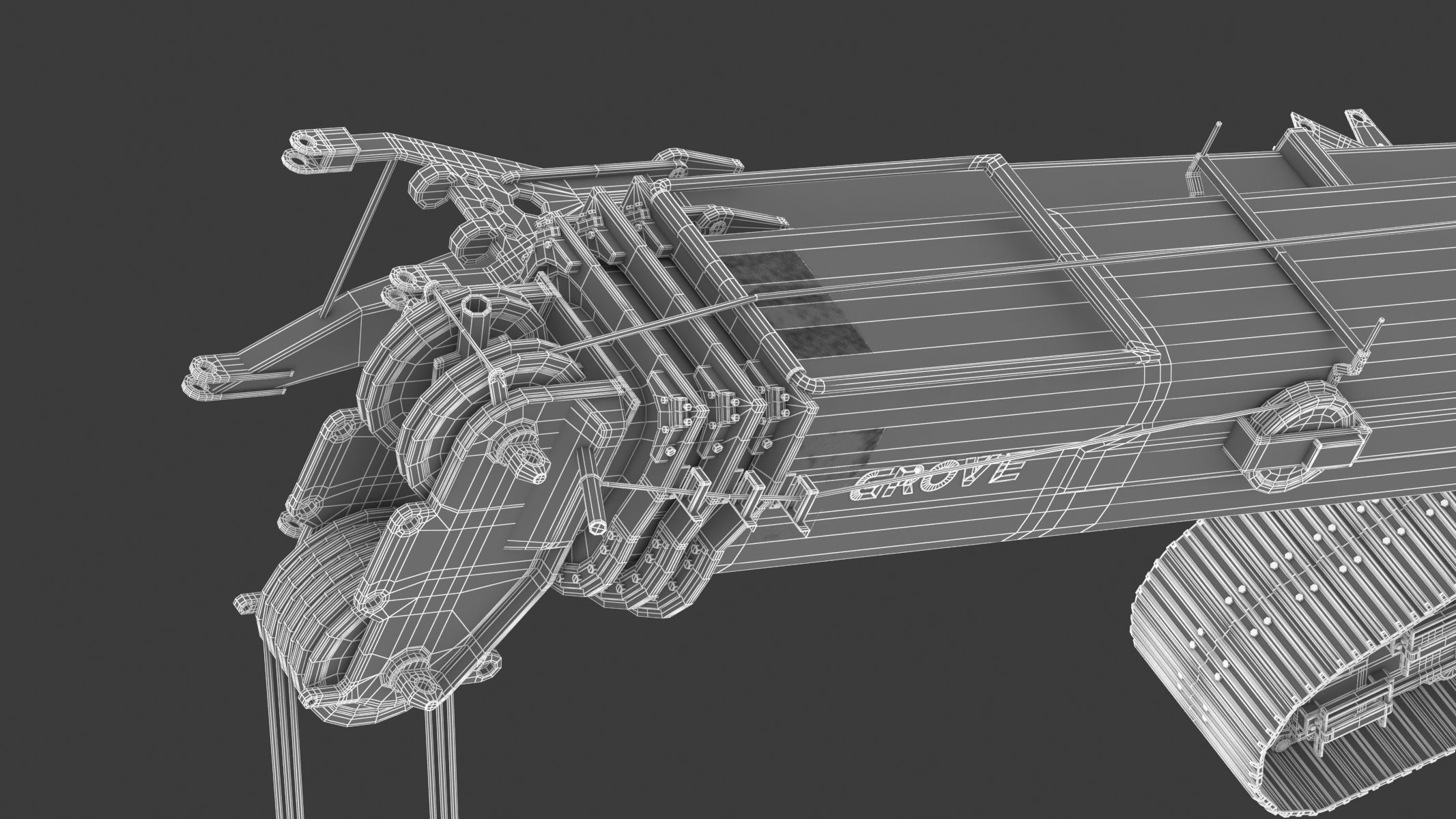 Grove GHC130 Crane 3D model_40