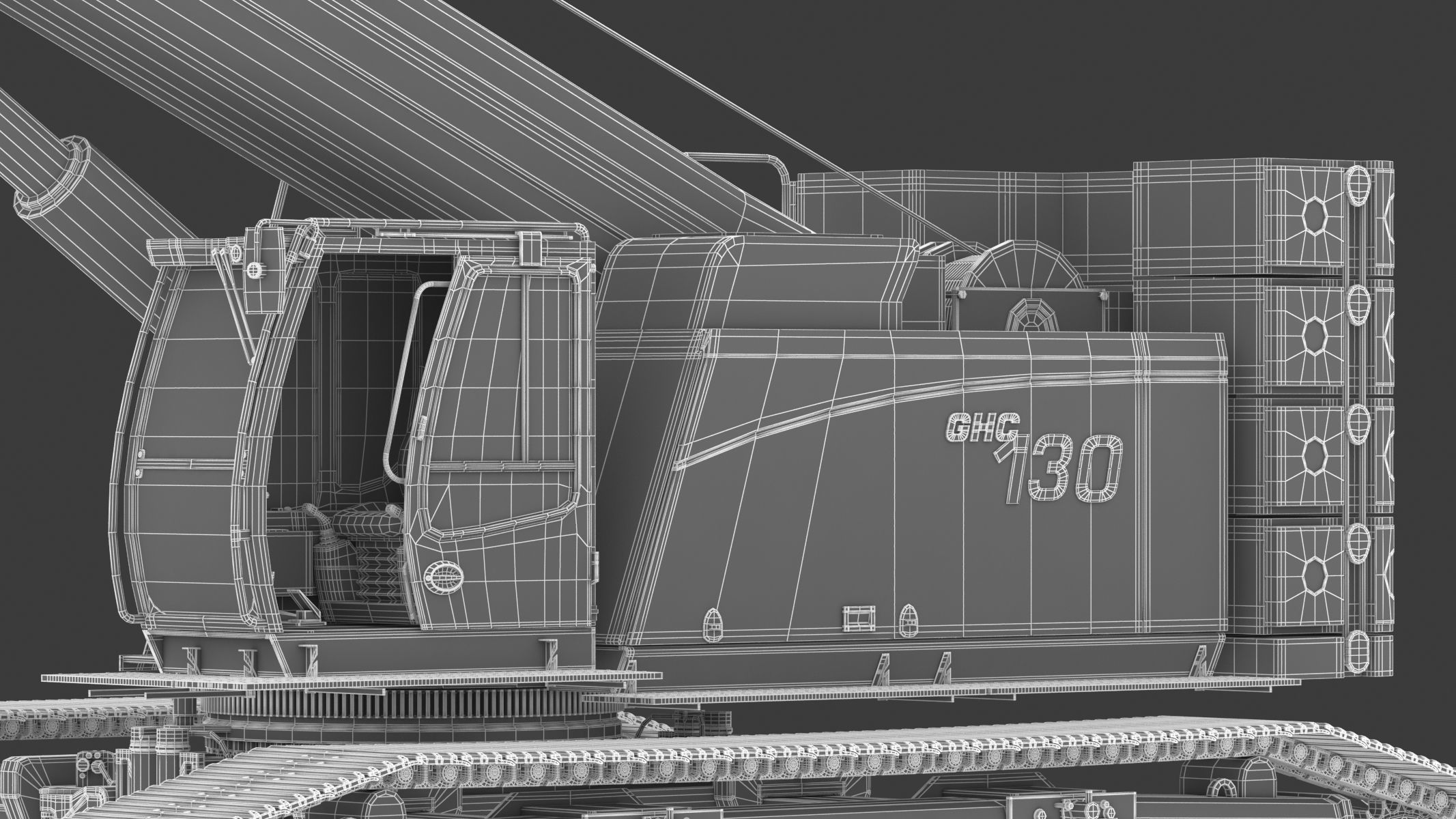 Grove GHC130 Crane 3D model_32