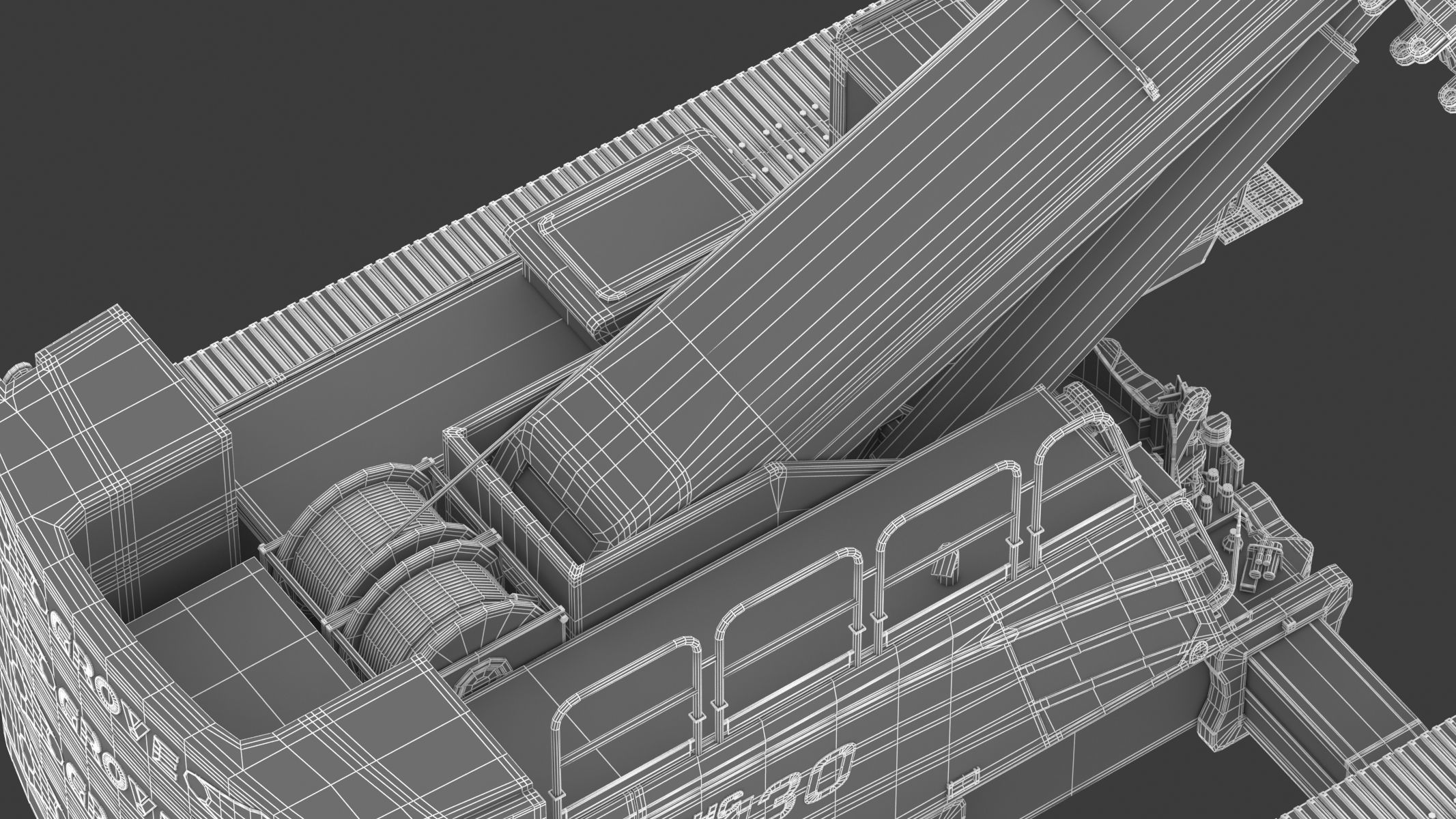 Grove GHC130 Crane 3D model_41