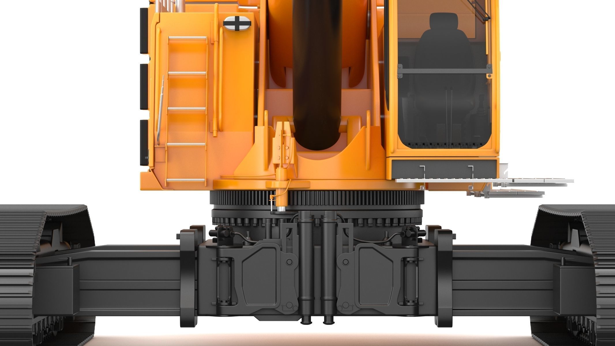 Grove GHC130 Crane 3D model_11