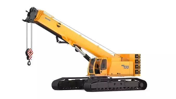 Grove GHC130 Crane 3D model