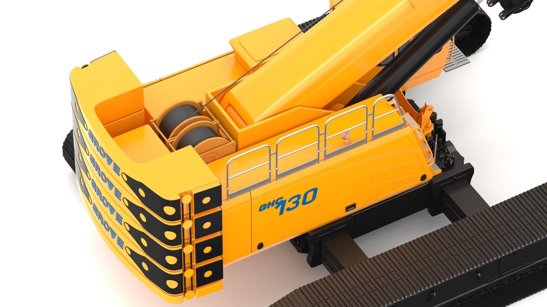 Grove GHC130 Crane 3D model_19