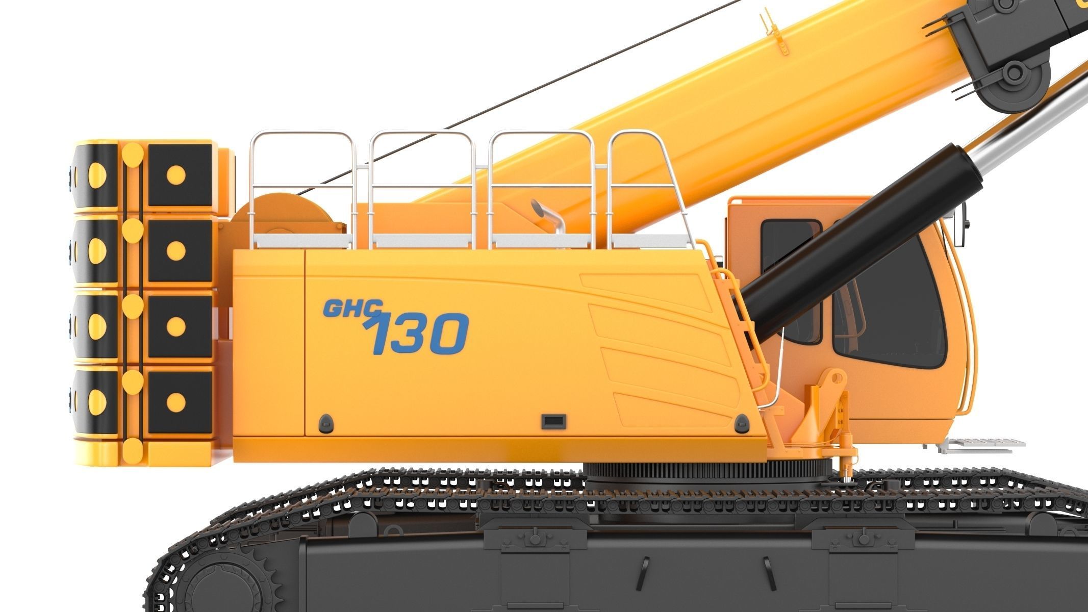Grove GHC130 Crane 3D model_13