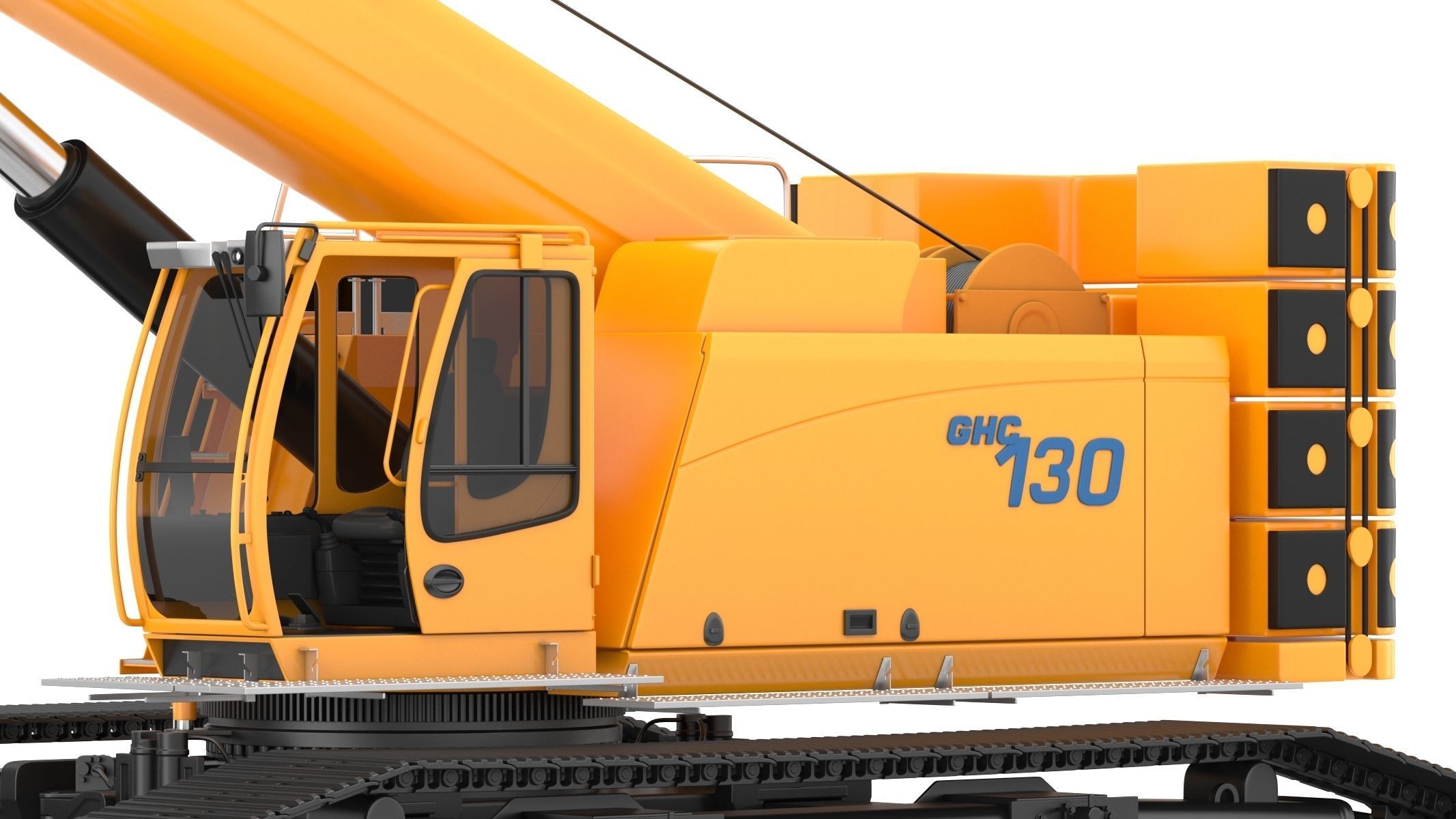 Grove GHC130 Crane 3D model_10