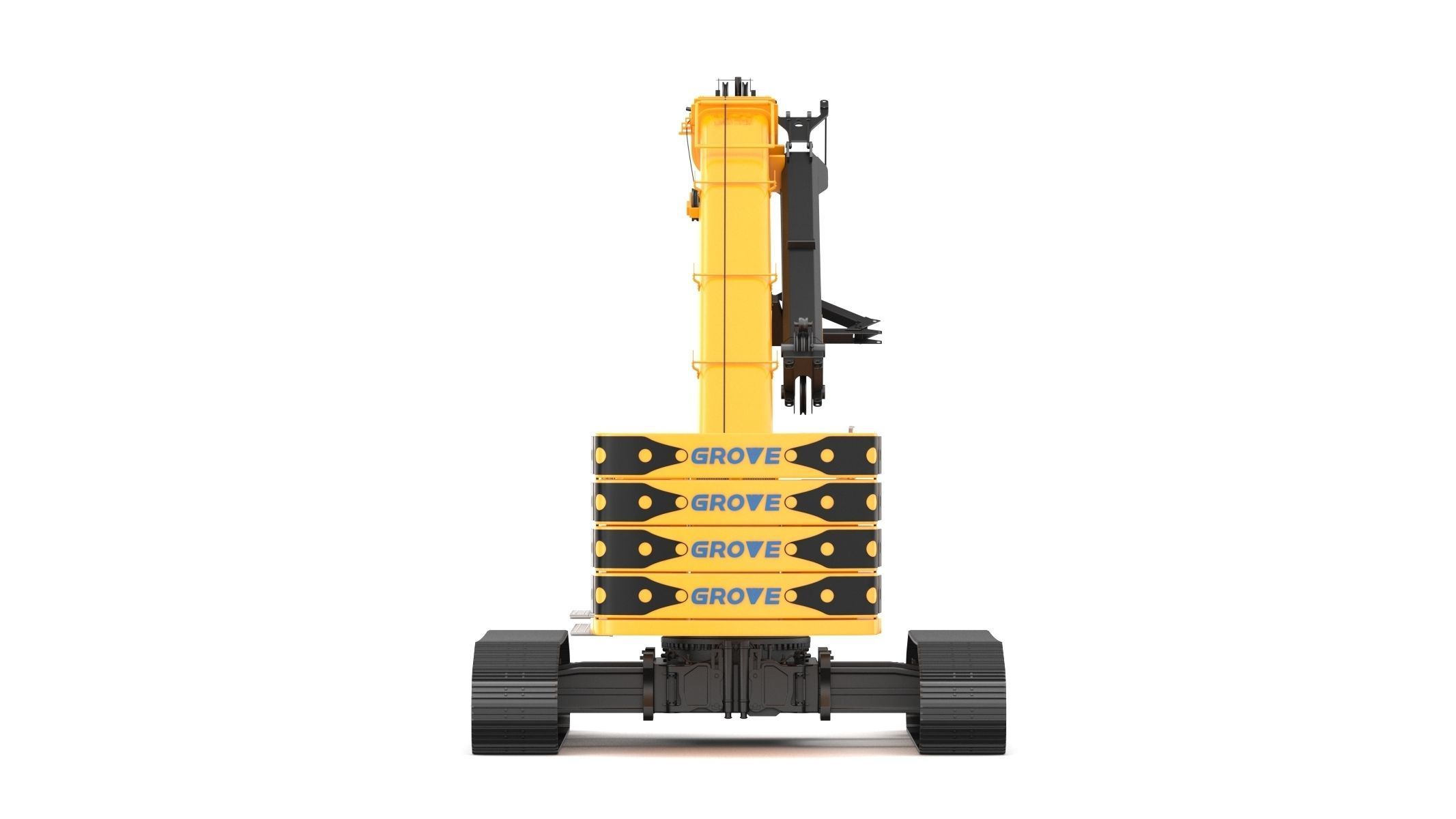 Grove GHC130 Crane 3D model_5