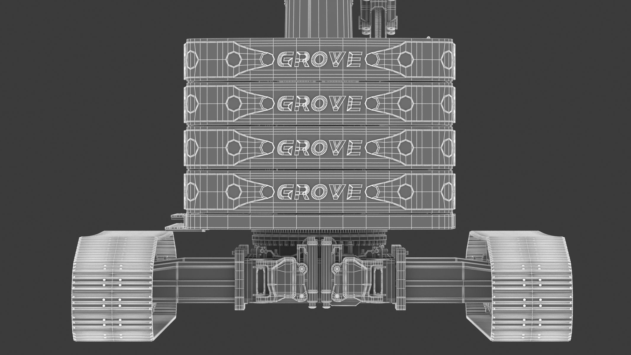 Grove GHC130 Crane 3D model_37
