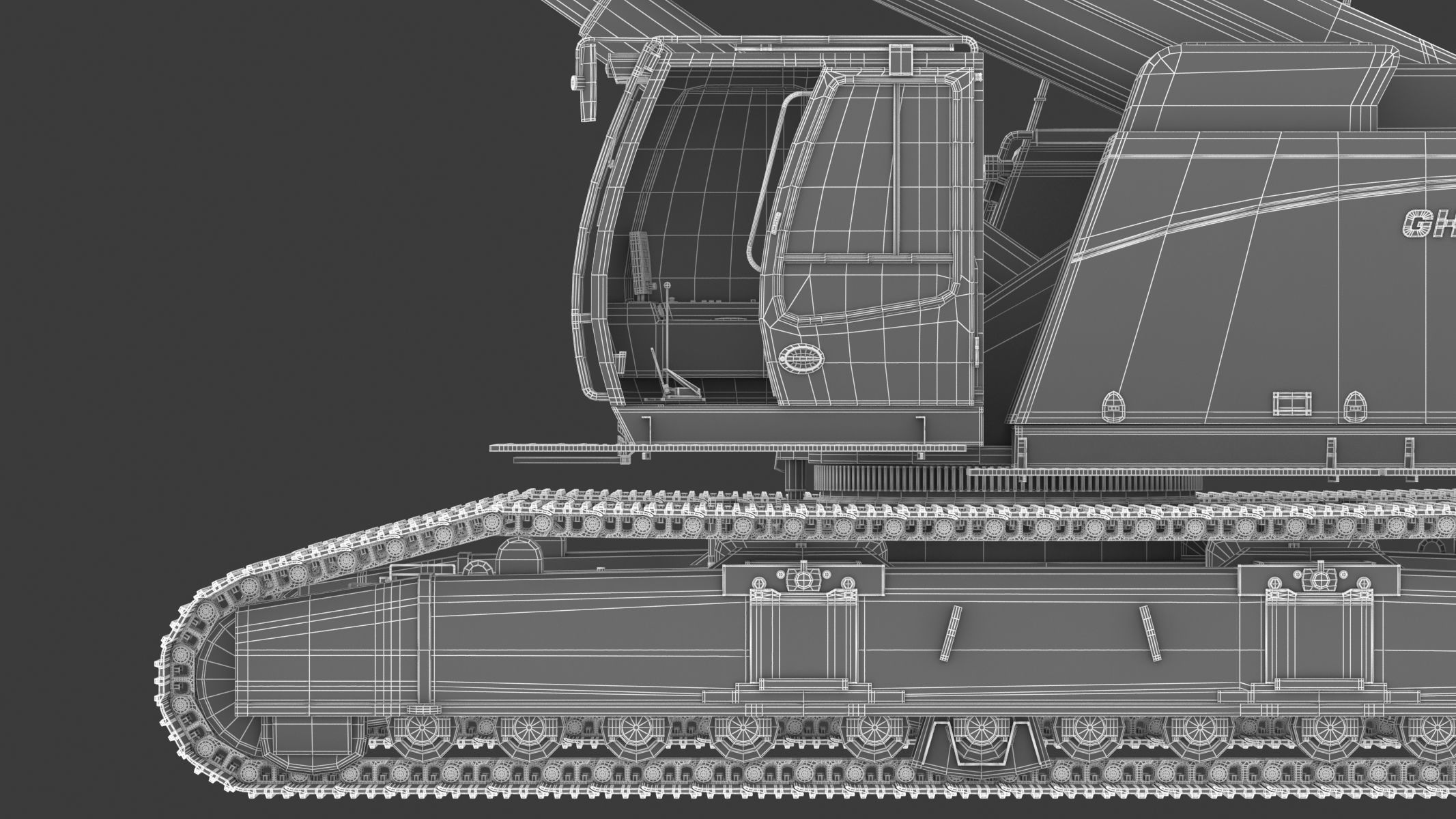 Grove GHC130 Crane 3D model_39