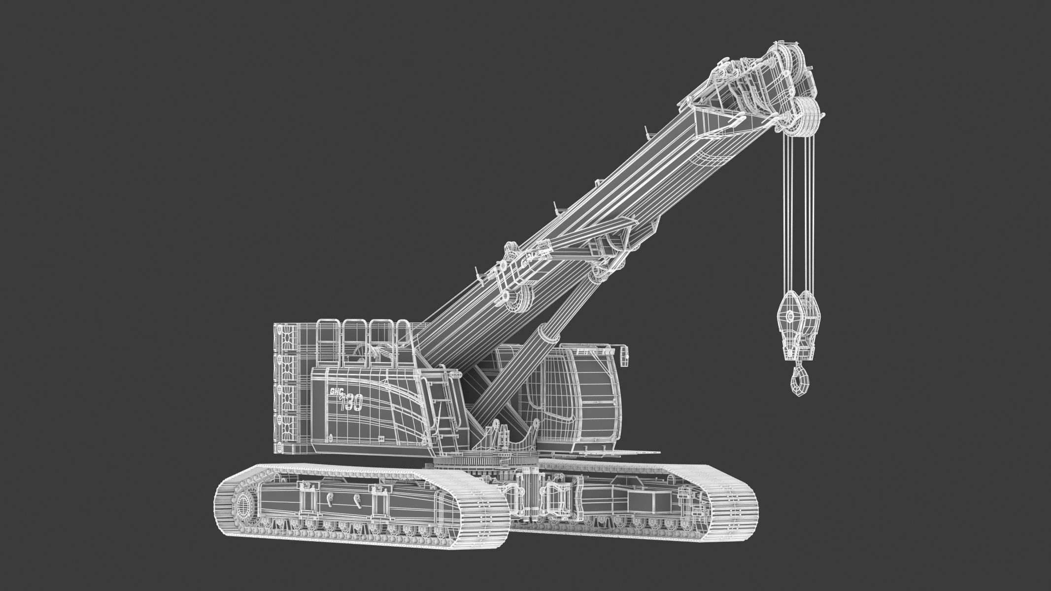 Grove GHC130 Crane 3D model_24